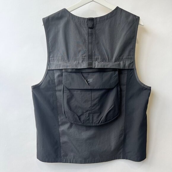 Nike Men Tech Pack Unlined Vest, Gray/Black, Size S Like New - Picture 6 of 13